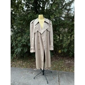 Sold 💕Christian Dior Paris Trench Coat Unisex Size 44R Belted Classic 90sVin